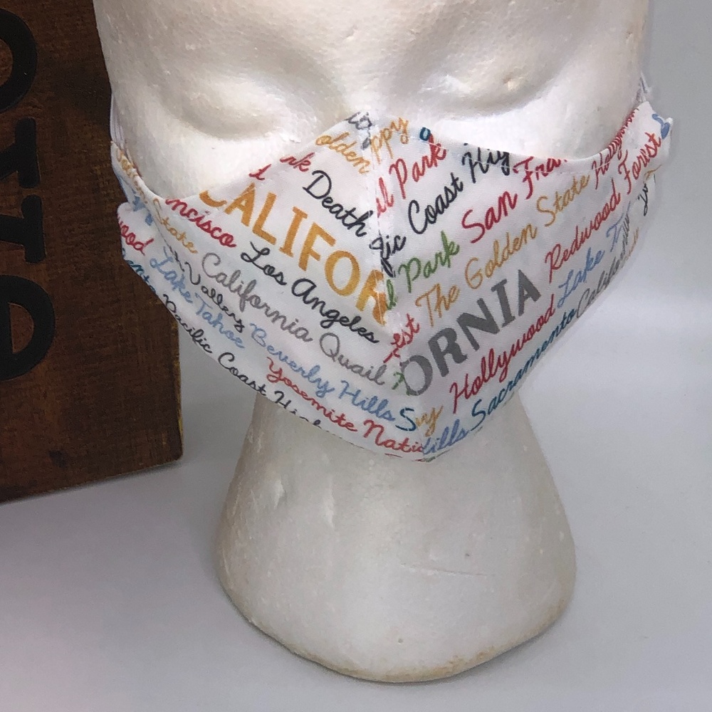 Los Angeles California Graphic Face Mask ~NEW!
